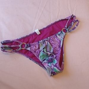 Small rio bikini in purple snake print
